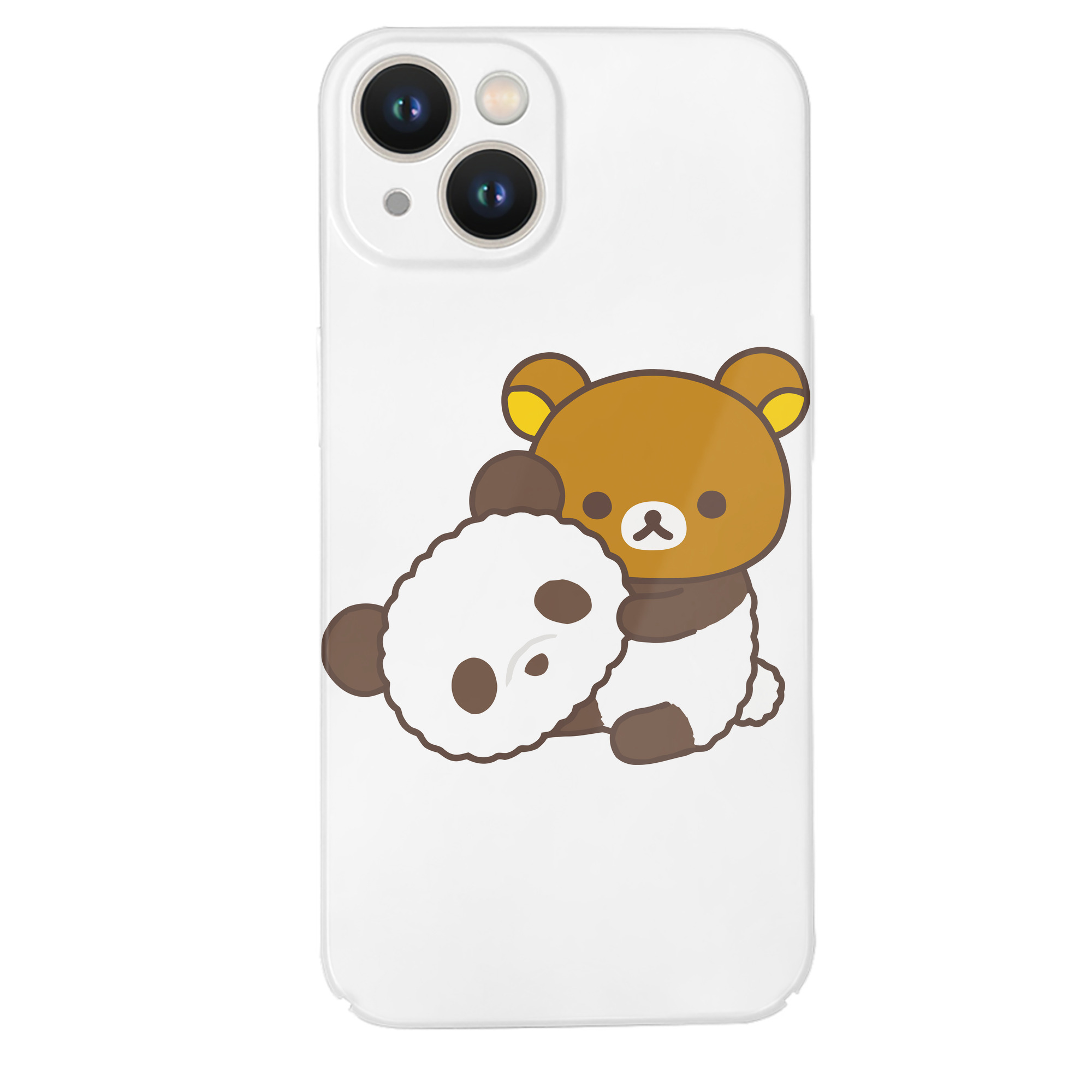 （画像用） リラックマ リラックマ キイロイトリ Rilakkuma Korilakkuma Kiiroitori 【iPhone 14シリーズ対応】ハードケース